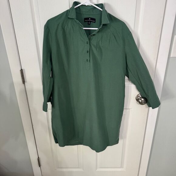 Tuckernuck Pomander Place Polly Shirt Dress size Medium- great used condition - Picture 4 of 14